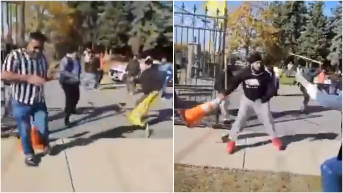the mp said khalistani extremists attacked devotees at a temple in brampton photo screengrabx 033045951