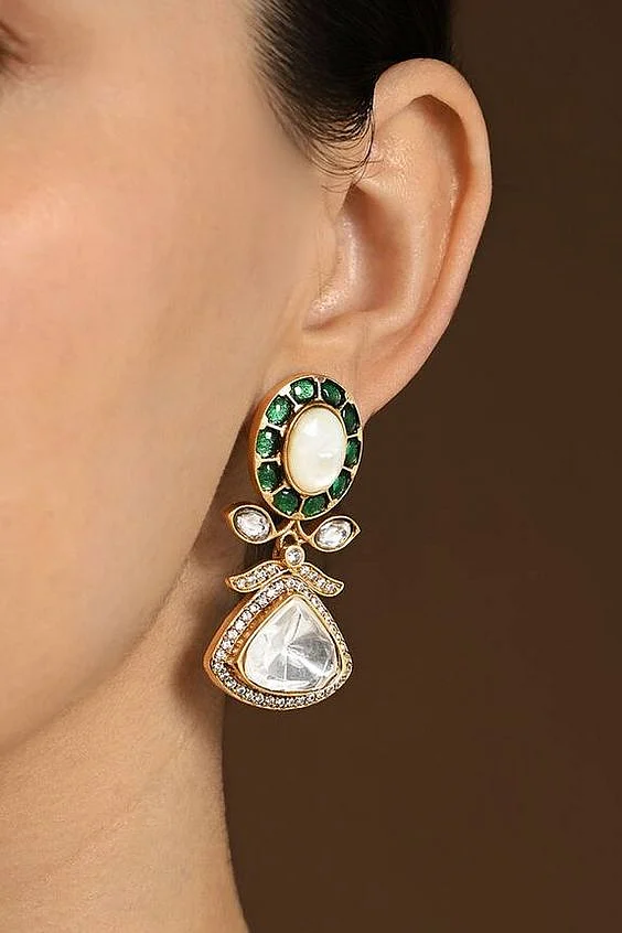 Polki Earrings