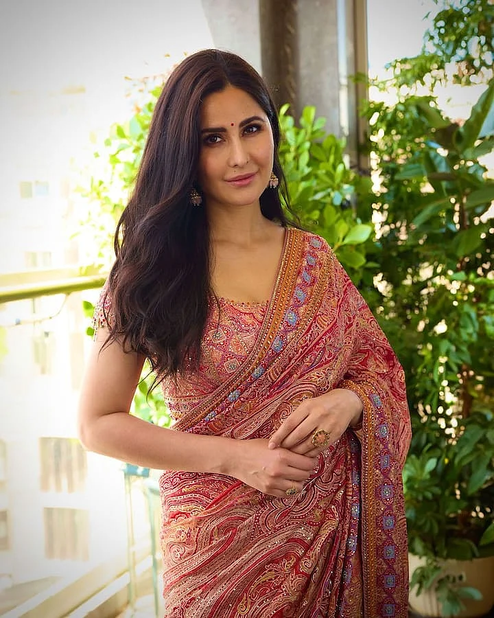 katrina kaif saree look