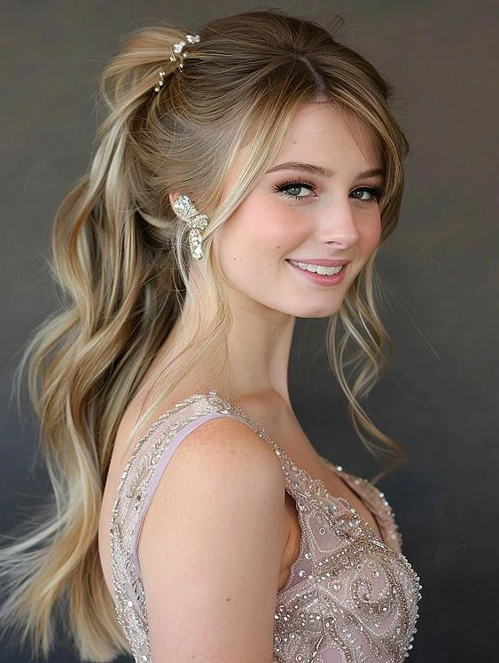 high ponytail