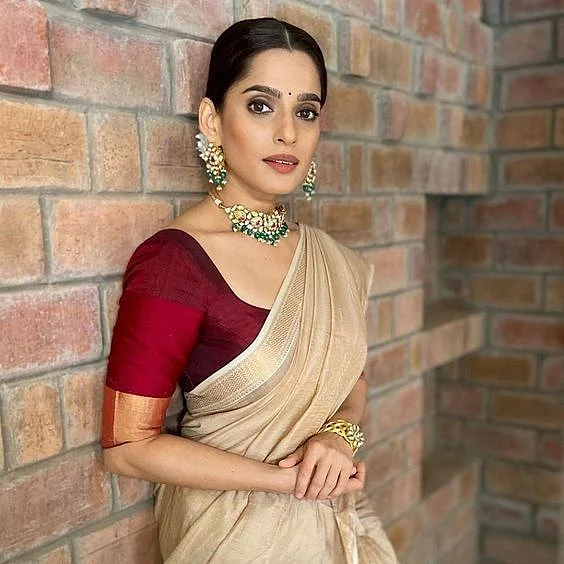 Golden Saree