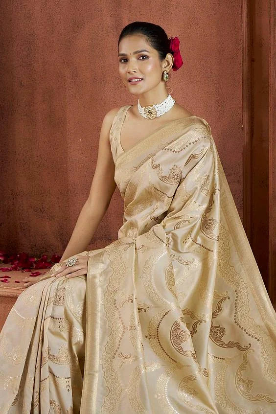 Golden Saree