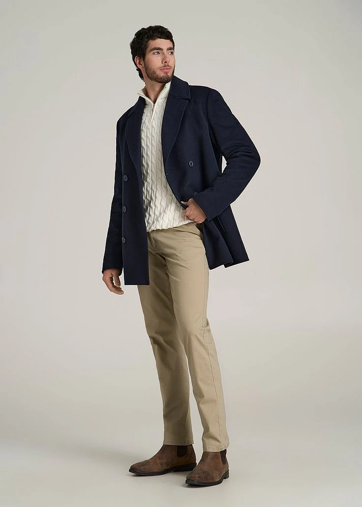 classic peacoat
