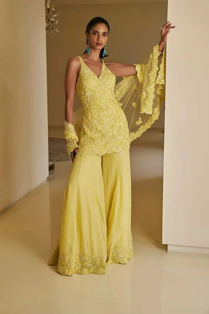 Haldi Outfit Ideas