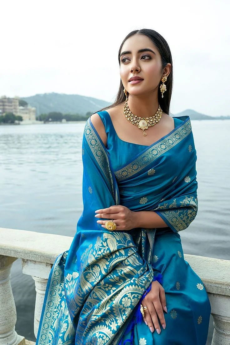 Ganda or Zari Saree