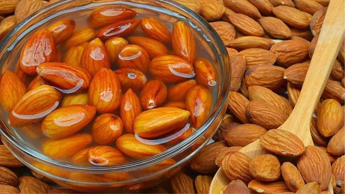 soaked almond