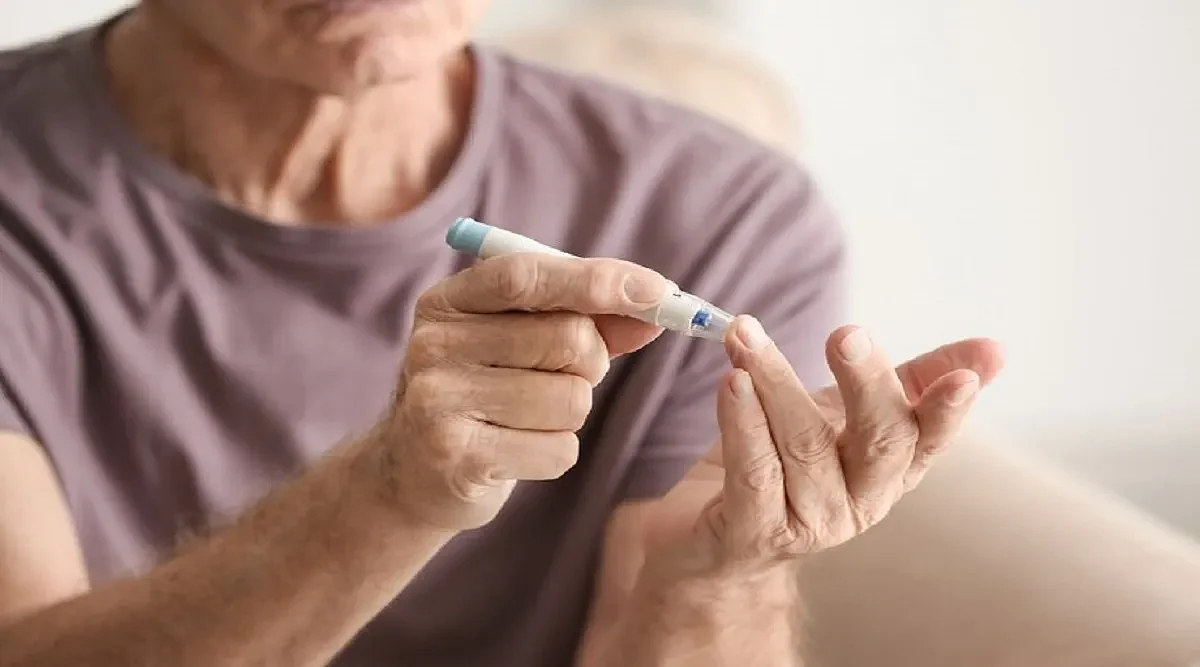 diabetes in elderly man