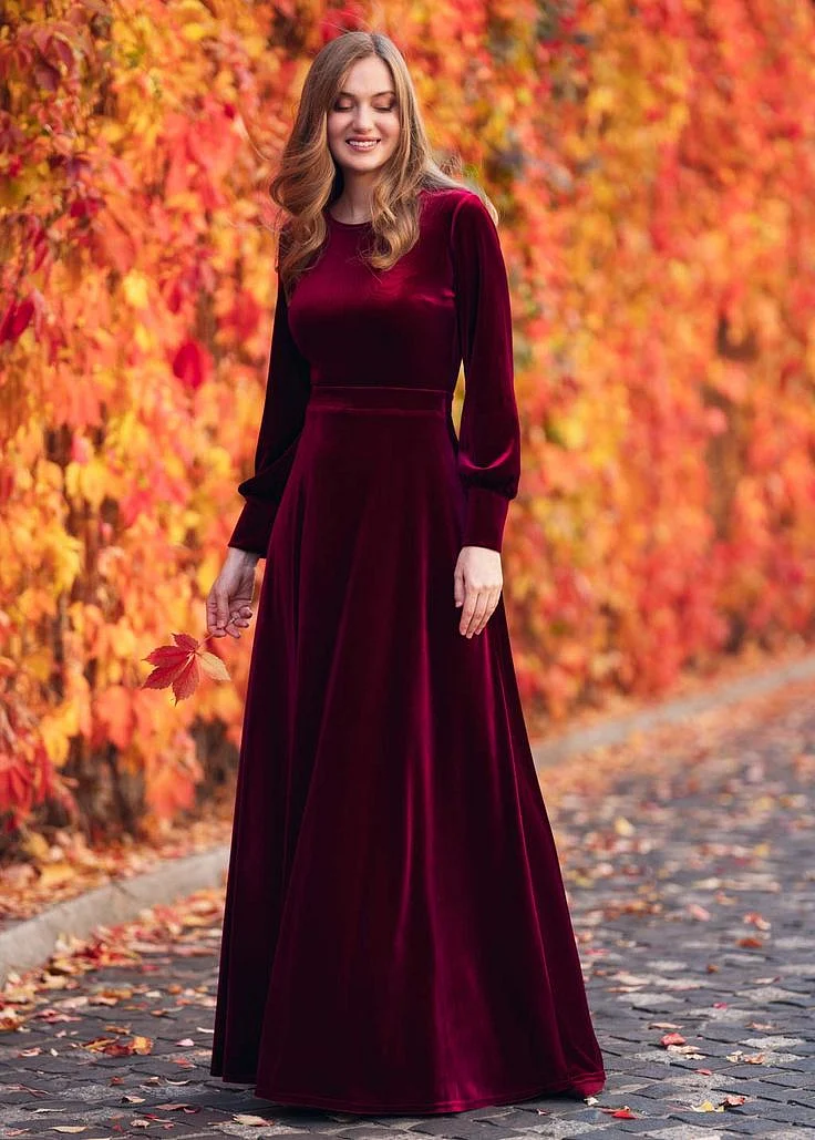 Velvet Western Dress 2