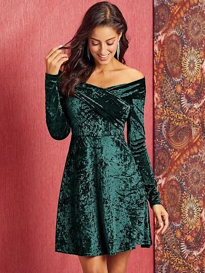 Velvet Western Dress 8