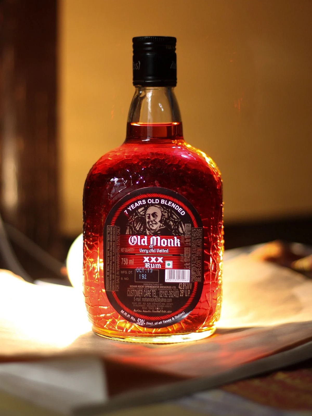 old monk RUM8