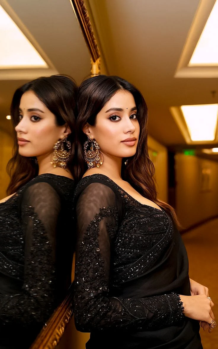 Black Saree Looks