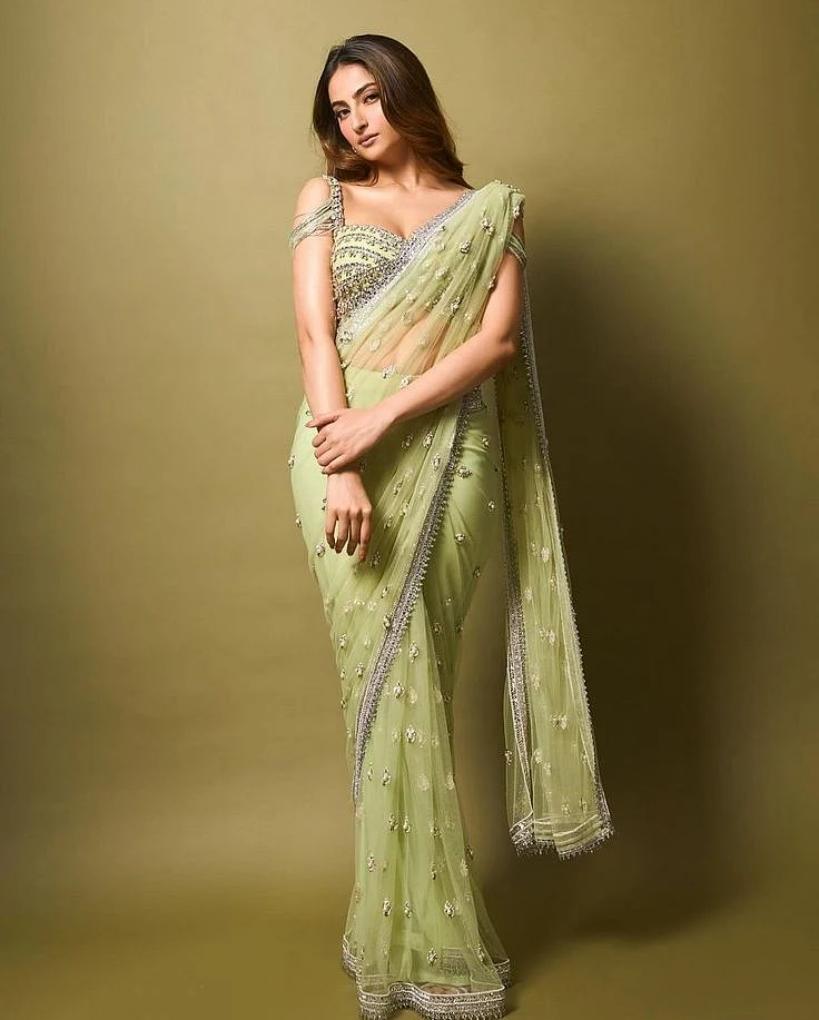 Designer Net Saree