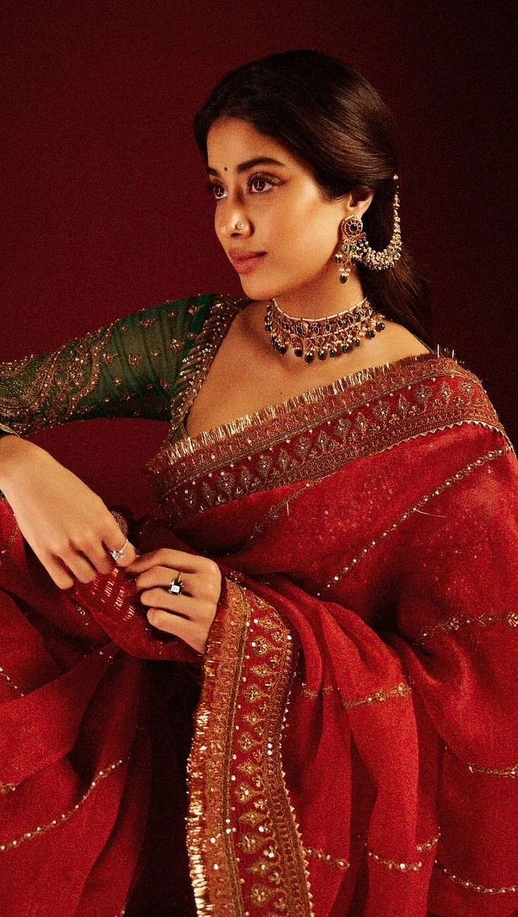 Red Saree
