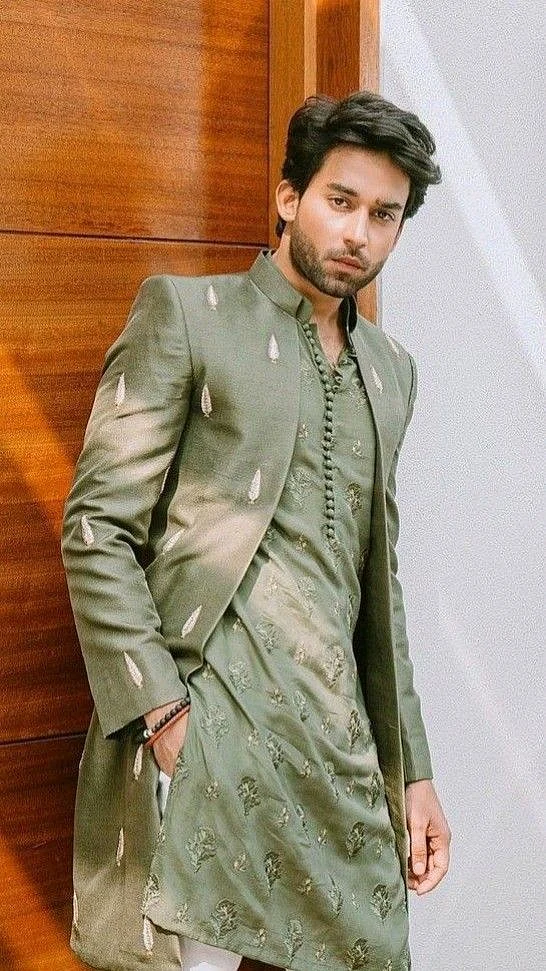 Brocade kurta and churidar 4