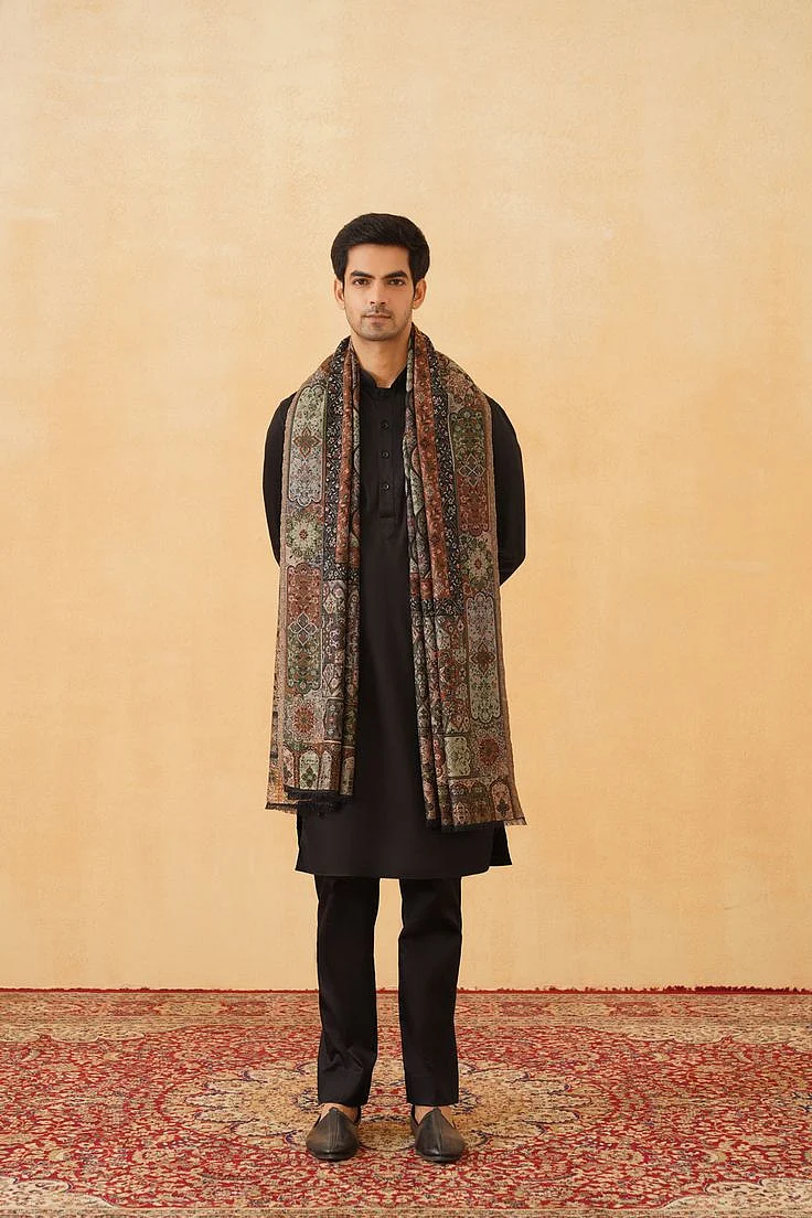 Kurta with Matching Dupatta or Shawl