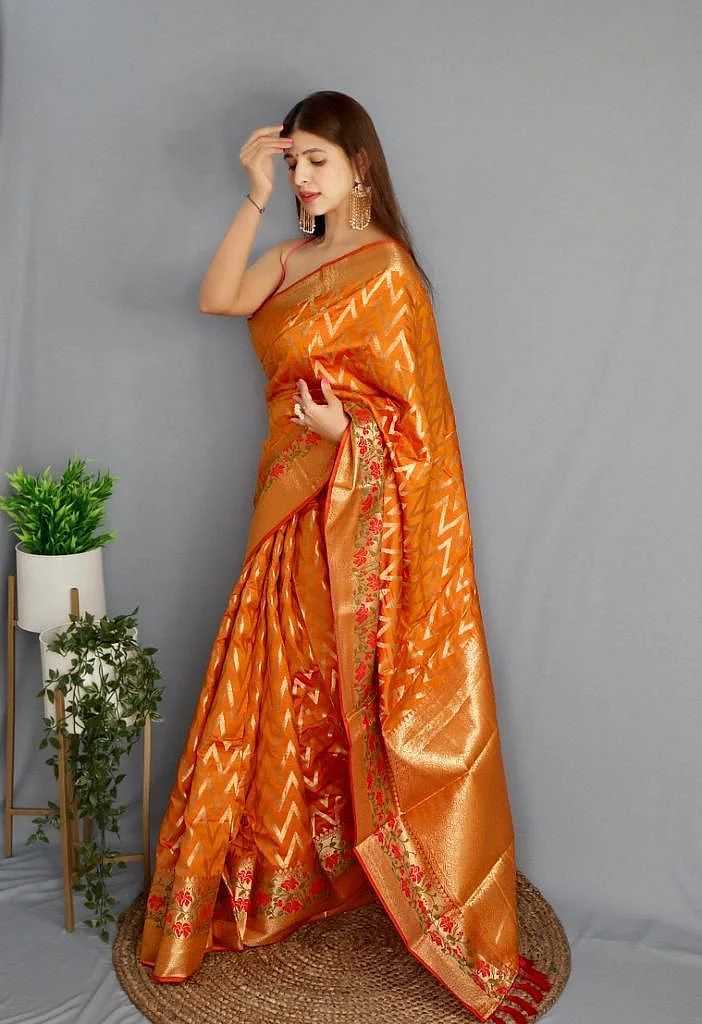 Brocade Silk Saree