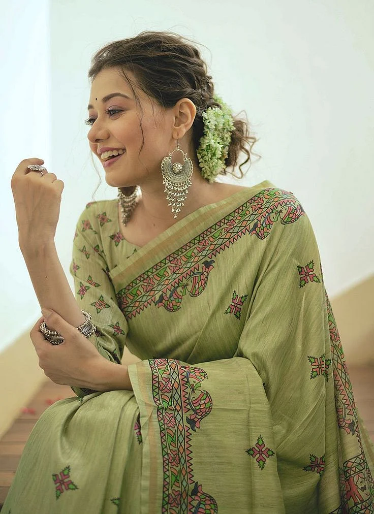 Tassar Silk Saree