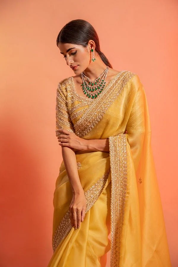 Yellow Saree