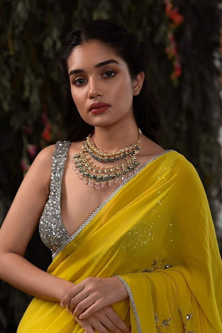 Yellow Saree