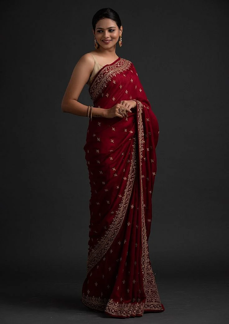 Red Saree