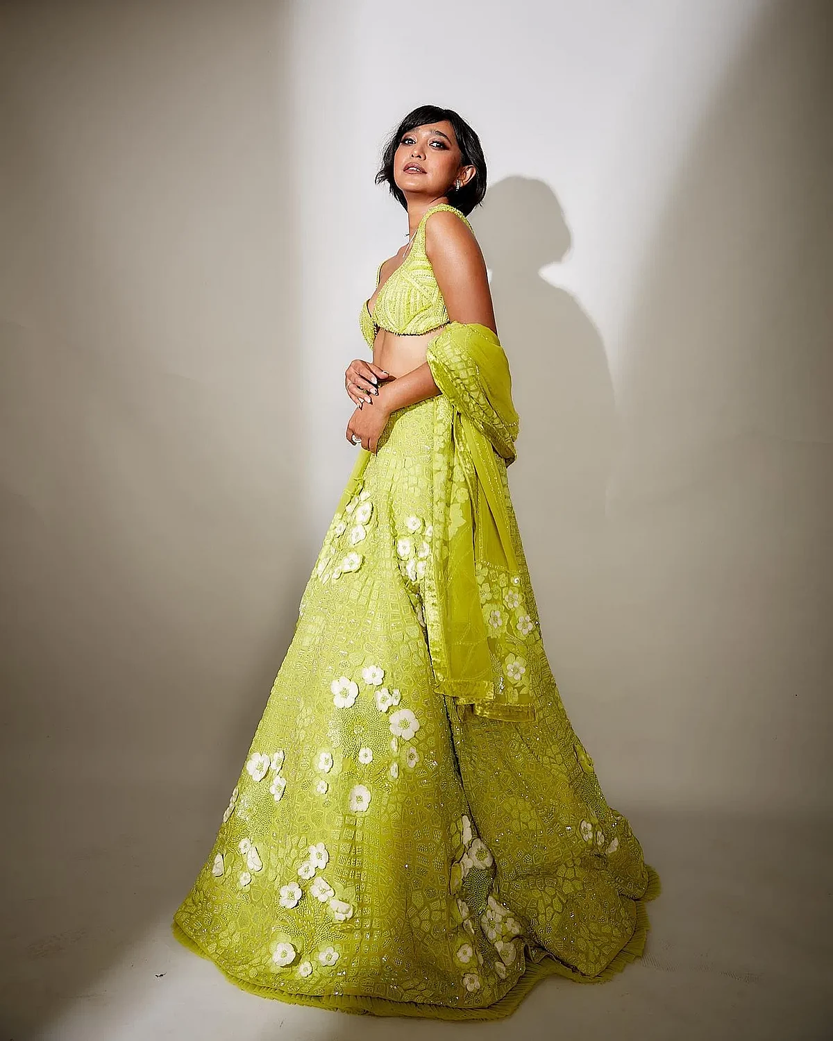 sayani gupta lehenga look