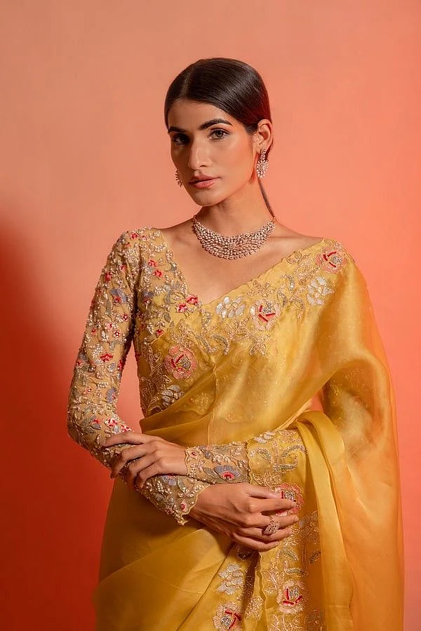 Yellow Saree