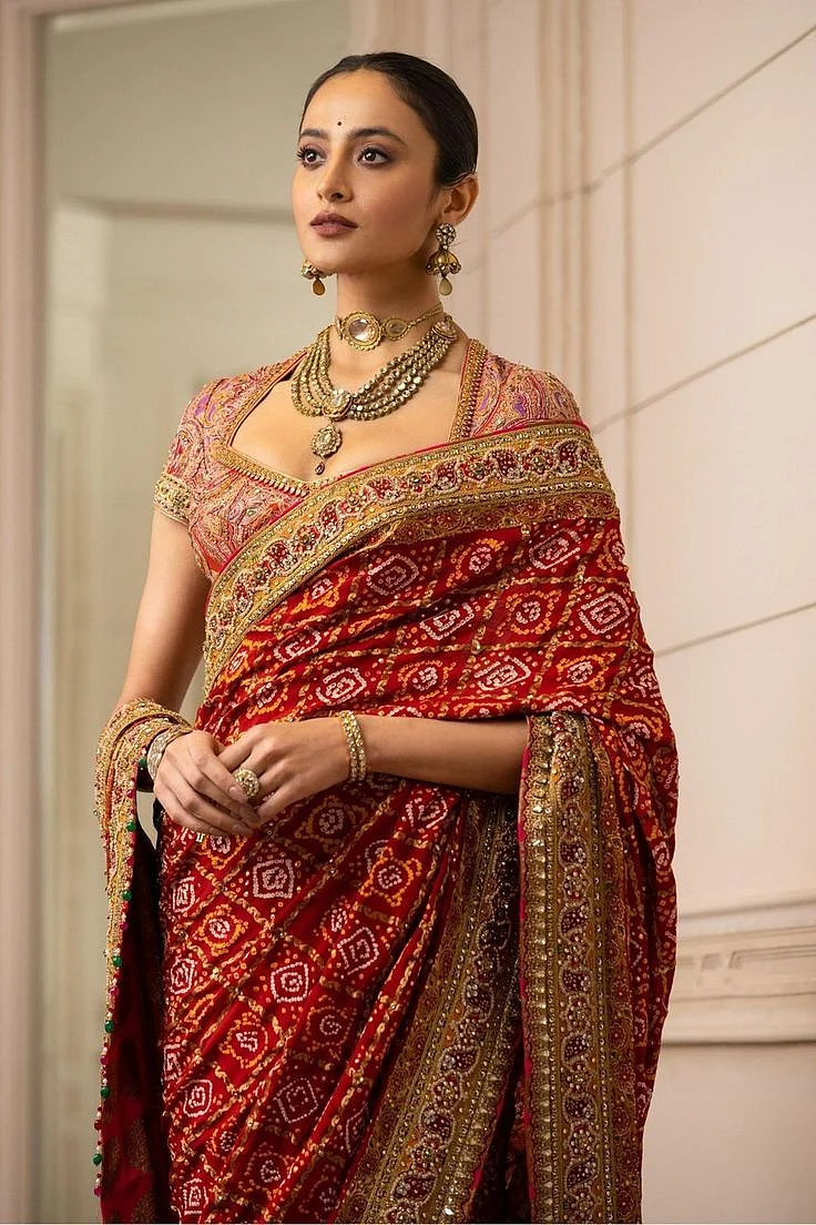 Bandhani Print Sarees