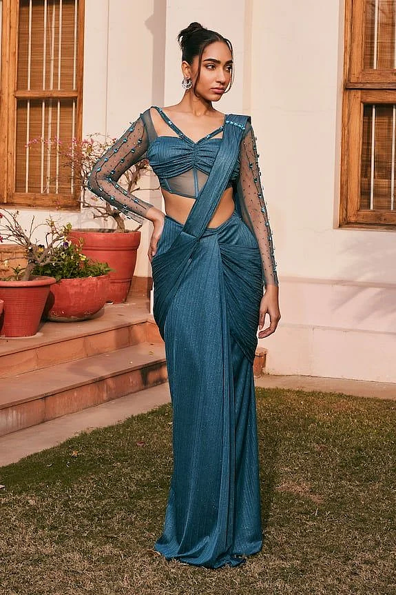 Knitted Saree