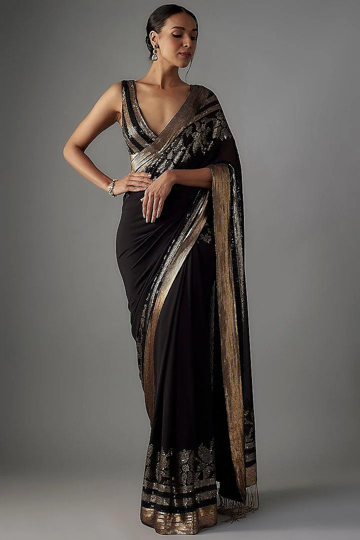 Chiffon Saree with Choli