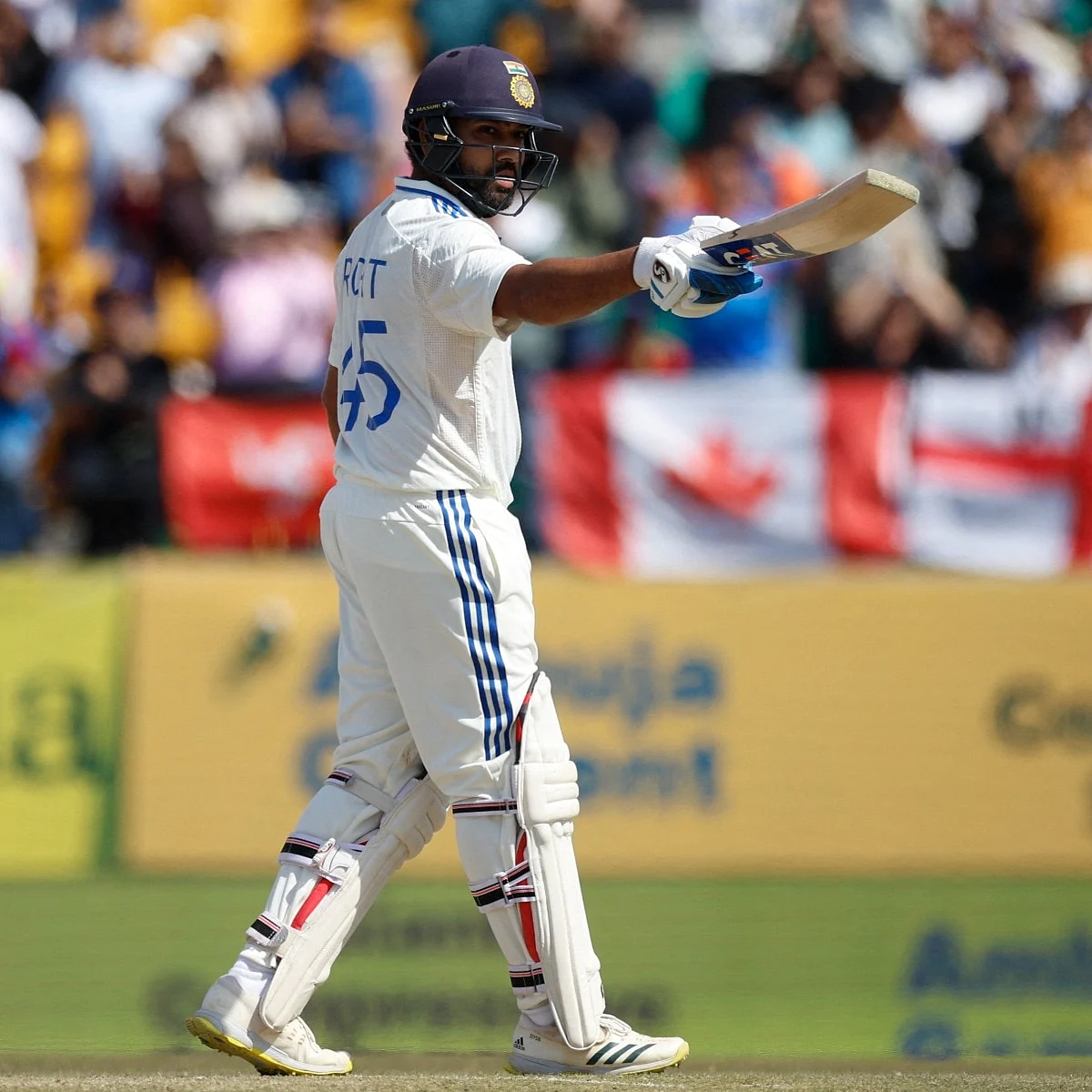 india captain rohit sharma celebrates his hundred in dharamsala reuters 083204822