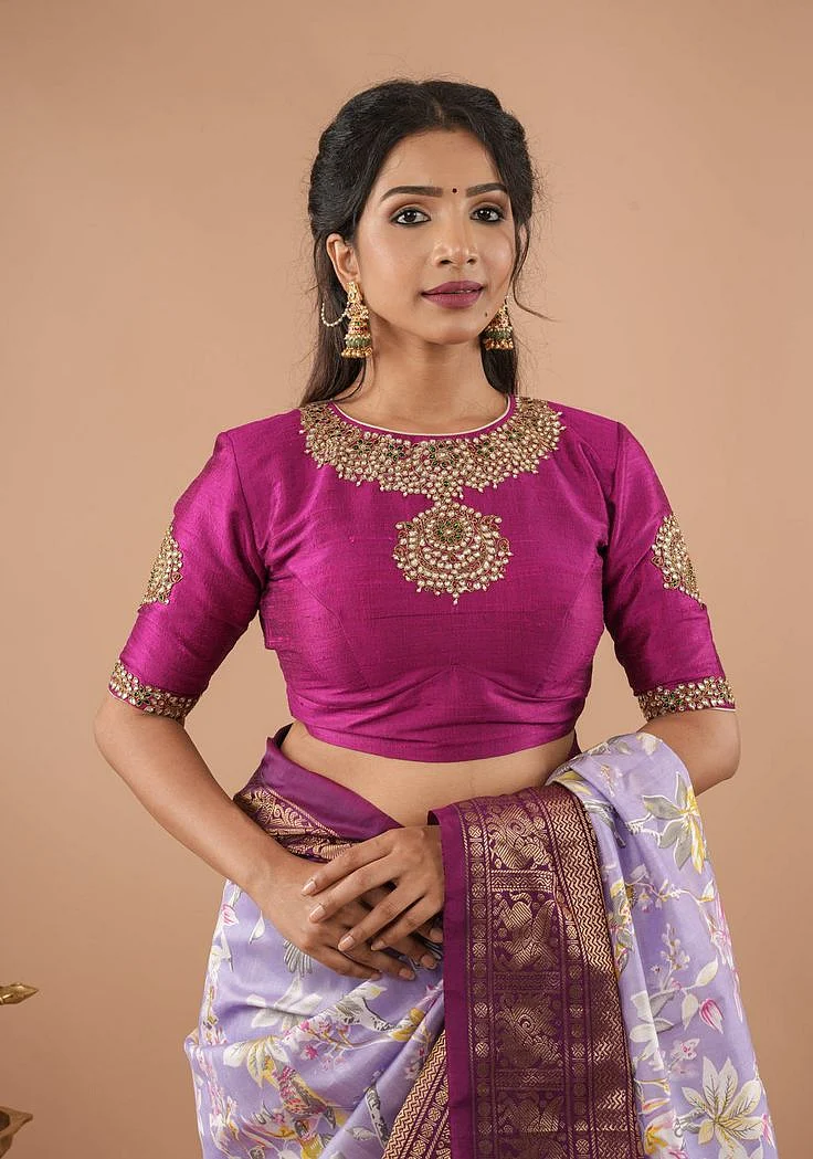 Cutout Back Blouse