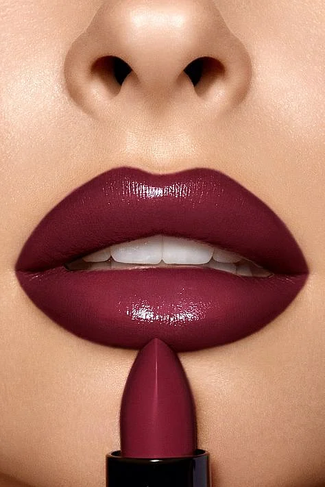 Burgundy Lipstick