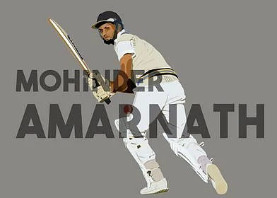 Metal Poster Mohinder Amarnath