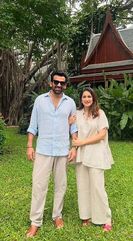 Zaheer Khan and his Wife