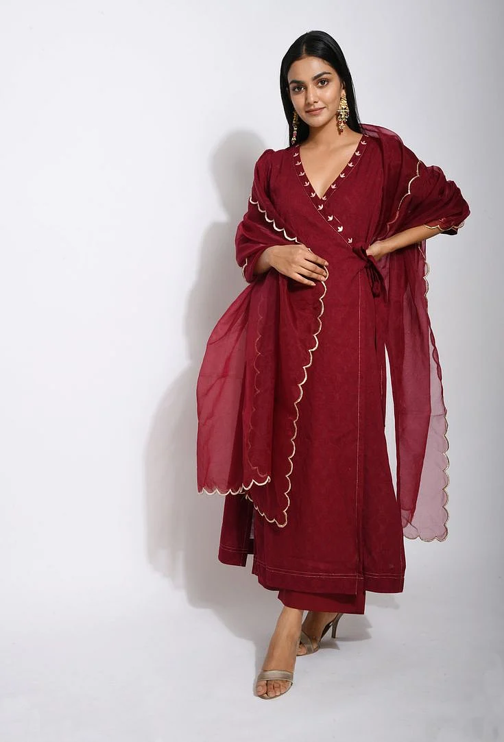 V Neck Kurti