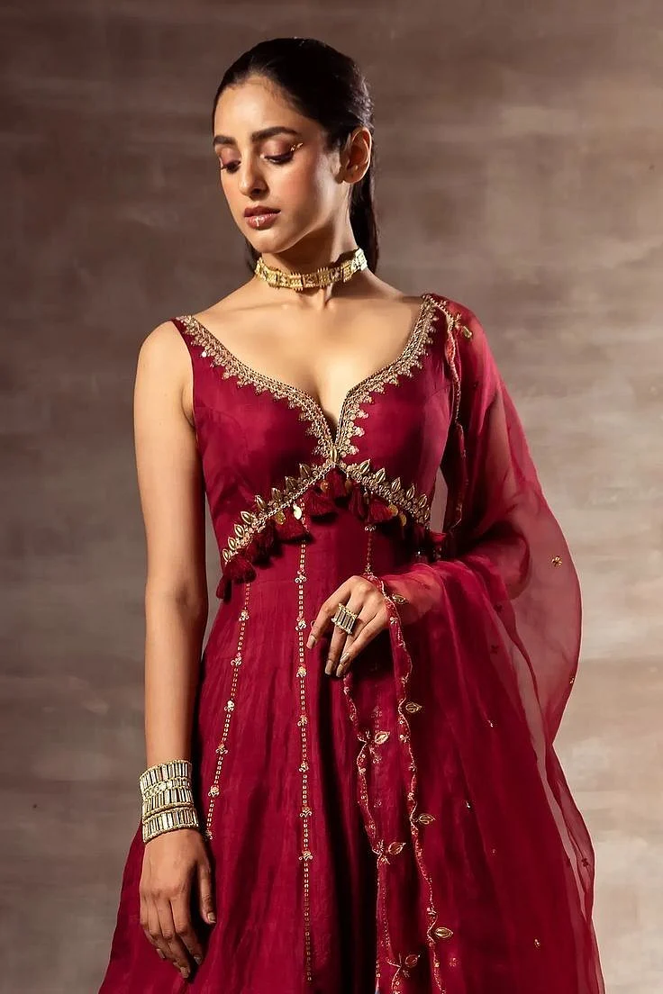 V Neck Kurti