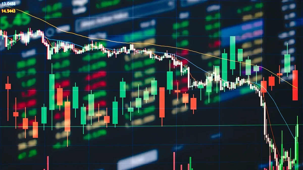 vecteezybusiness graph charts of financial concept stock market6741614174