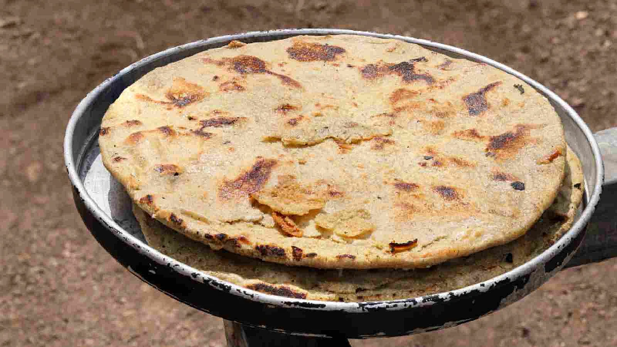 Bajra roti 1