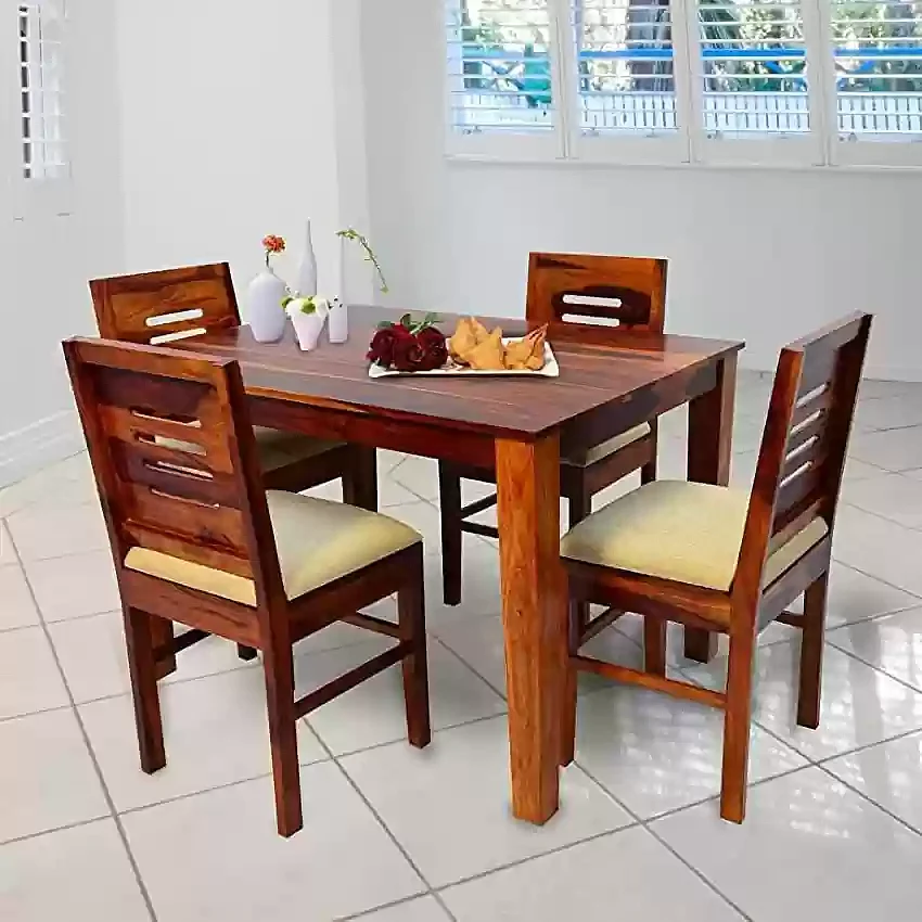 290 4 seater 340 foam dining table utkarsh 450 honey finish original imah27tfhvd6tec5