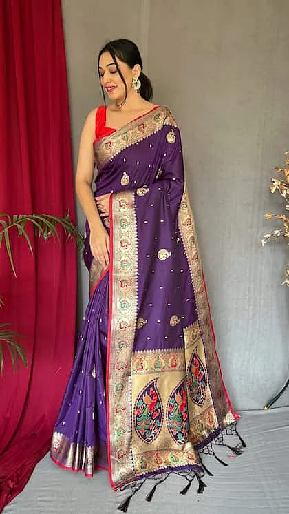 Peacock Design Saree 5