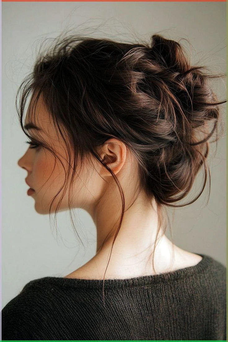 Messy bun 2