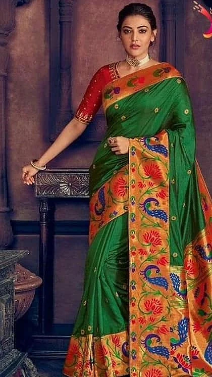 Peacock Design Saree 9