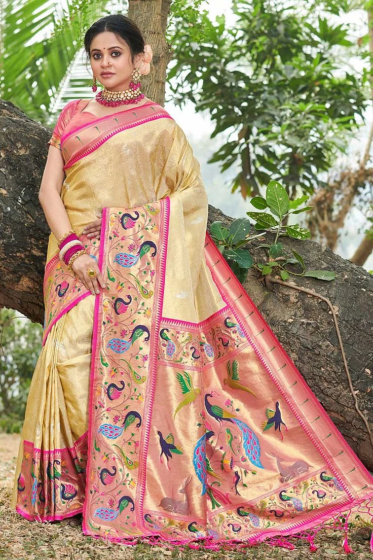 Peacock Design Saree 3