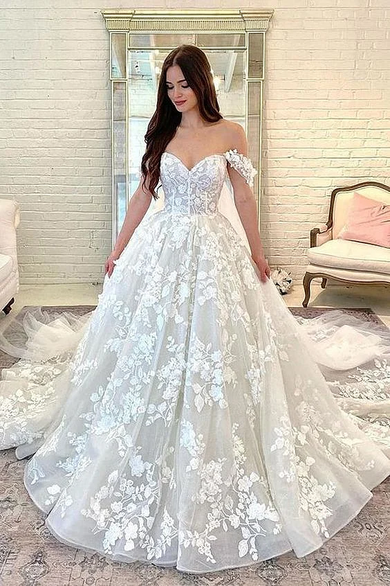 white gown