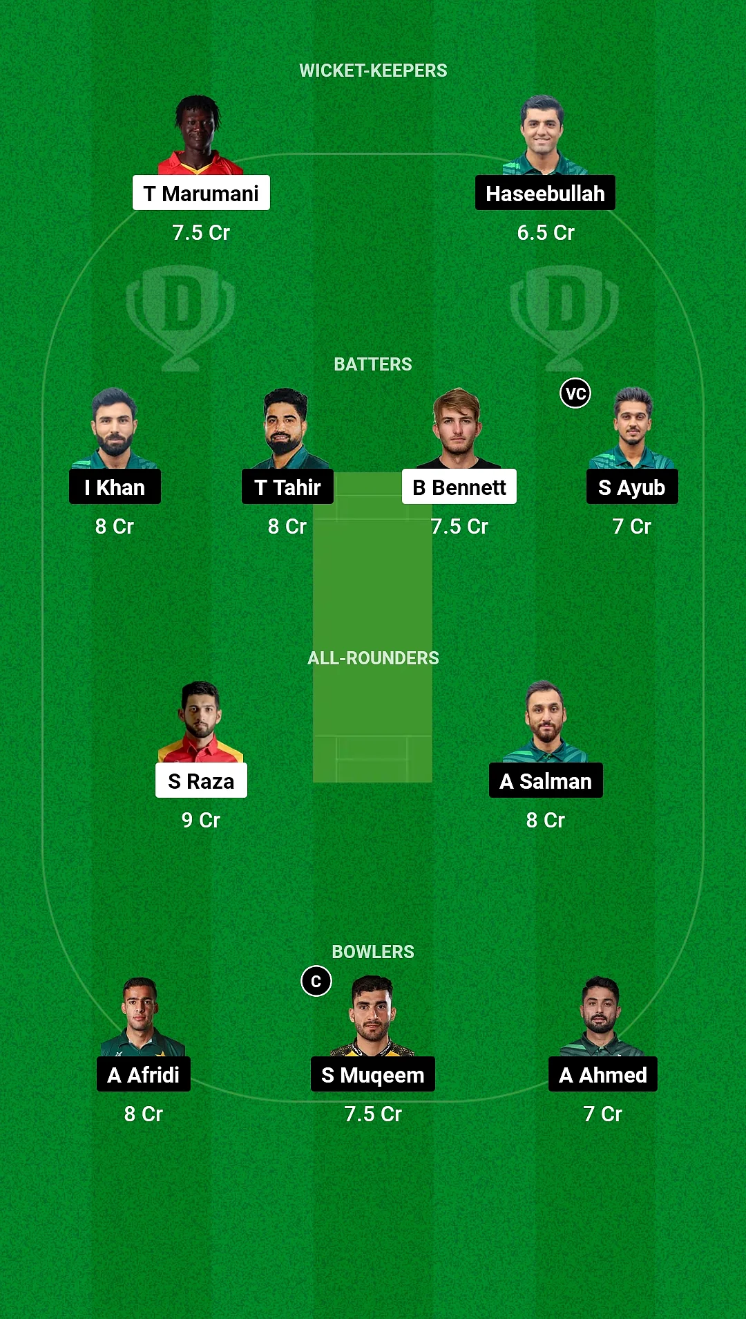 ZIM vs PAK Fantasy 11