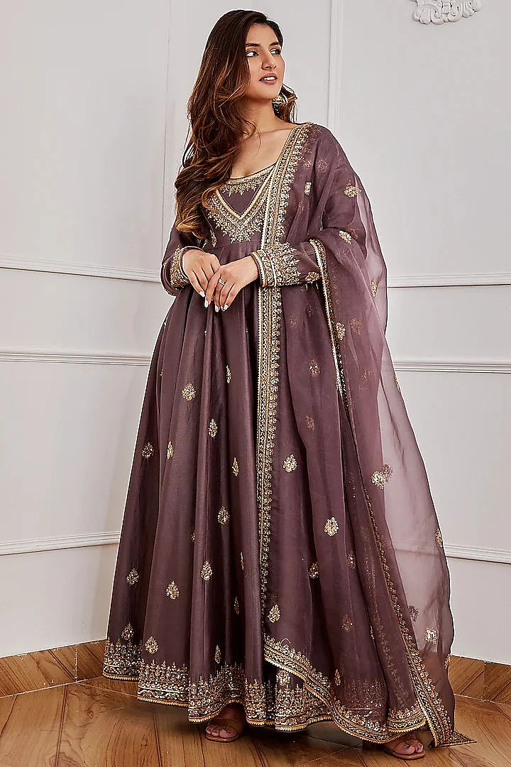 party wear anarkali suit5
