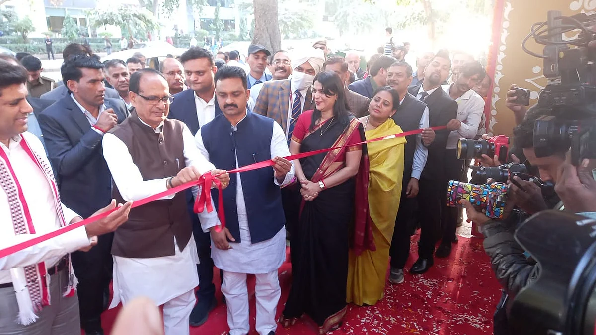 del ndl 02 union rural development and agriculture and farmers welfare minister shivraj singh chauhan reached saras food festival at cp vis dl10019041220241845150412f1733318115867