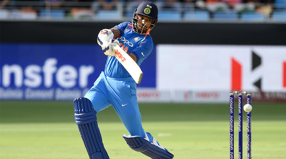Shikhar Dhawan India vs HK