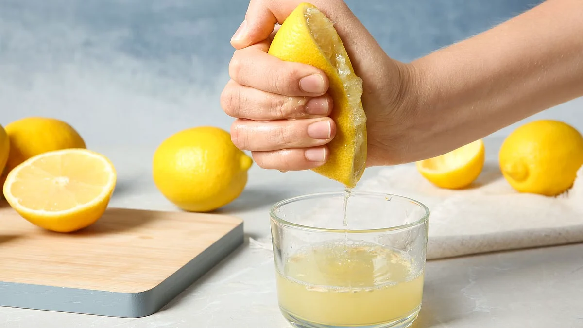 Lemon juice benefits hair and skin