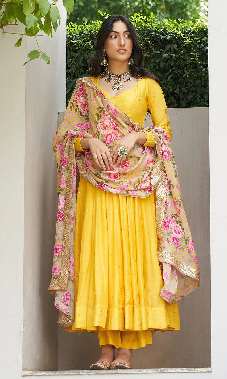 Cotton Anarkali Suit